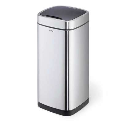 Affaldsspand Durable No Touch m/sensor 35L sølv