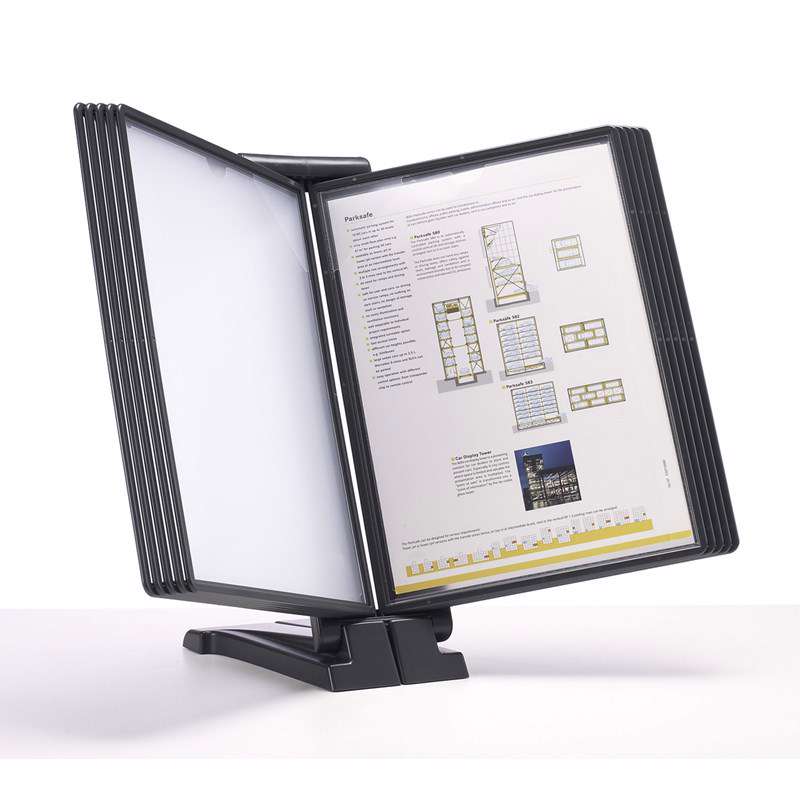 Registersystem A4 QuickFind gr.modul t/10 lommer antracit