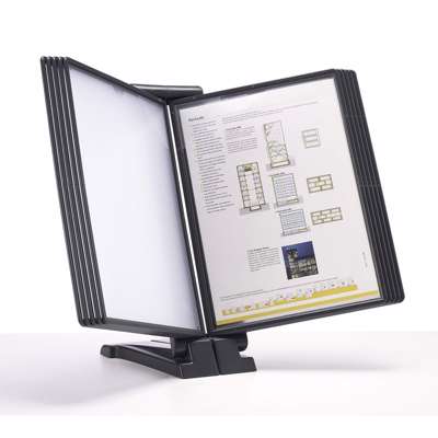 Registersystem A4 QuickFind gr.modul t/10 lommer antracit