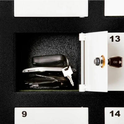 Opbevaringsskab Sono til mobil/værdier m. 80 rum