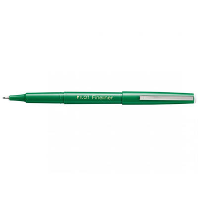 Pilot Fineliner grøn 1,2mm m/hætte