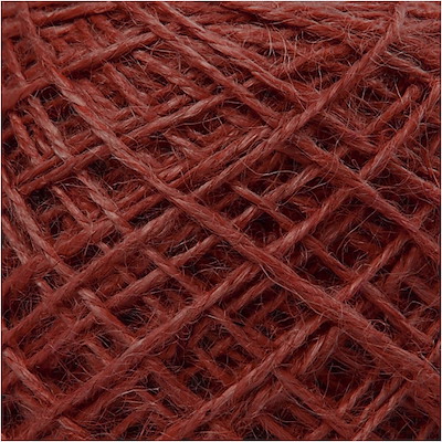 Bindegarn Creas naturhamp 1-2mm 150m rød