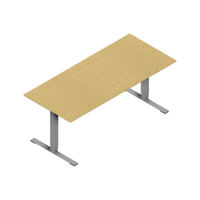 Hæve-sænkebord Dencon 03502 1800x800 alu stel eg pl