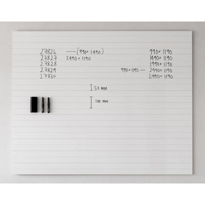 Whiteboardtavle Lintex Air-Lines m/linjer