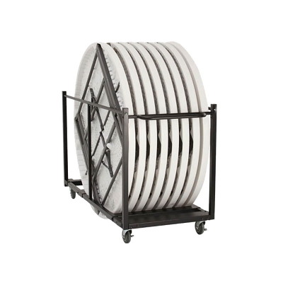 Bordvogn LifeTime t/8 stk. Ø183 /14 stk. langbord