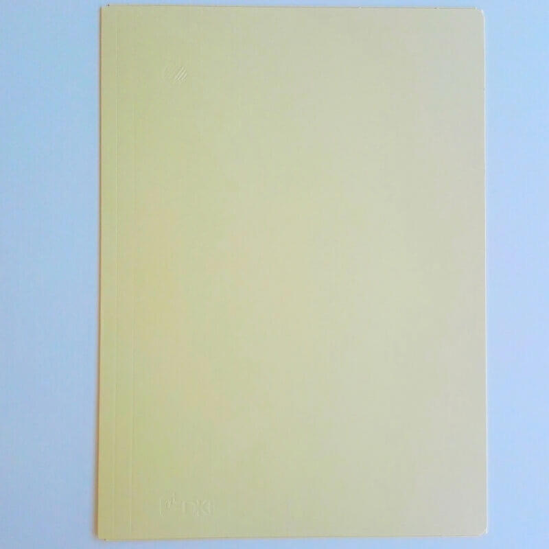 Mappe DKF nr. 125 A4 m/3 klap 801207, gul