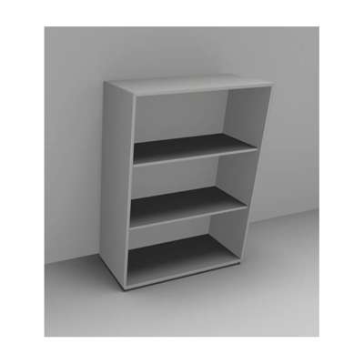 Reol Dencon 2304 800x350x1102 3-rum lys grå DLP u/ml.-side