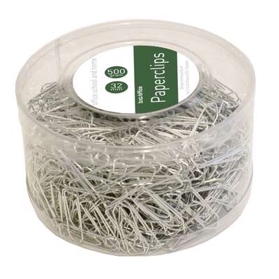 Clips BNT 32mm blanke 1000stk/pk.