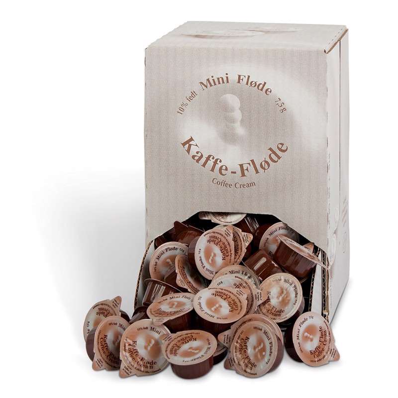 Kaffefløde 10 procent 7.5 g krt/126 stk.