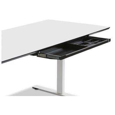 Udtræksskuffe Slim Tray 875x260mm m/lås, alu