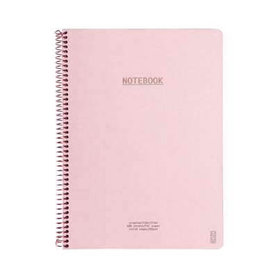 Notesbog KOZO Premium A4 lin 100g 80ark dusty pink