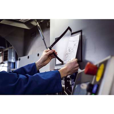 Inforamme Duraframe A4 Plus magnetisk sort pk./2