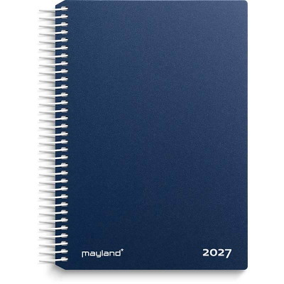 Dagkalender 2027 Mayland blå PP-plast