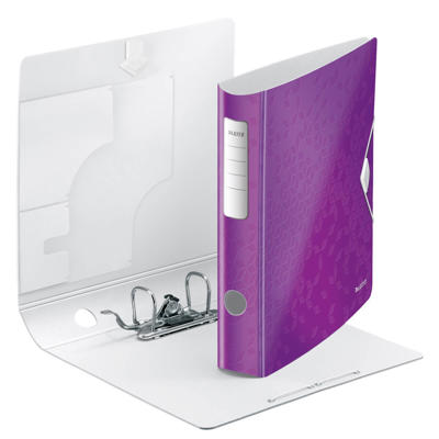 Brevordner Leitz Active WOW A4 60mm lilla