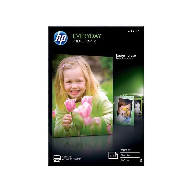 Photopapir HP 10x15 200g /100 ark