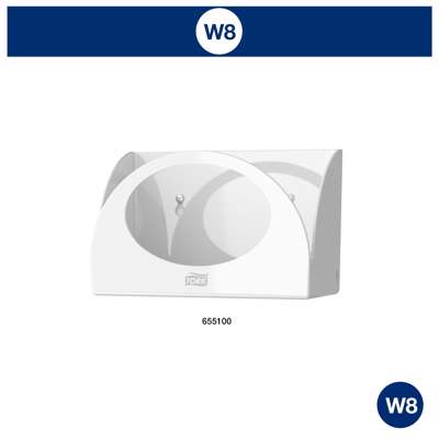 Allround-klud Tork Premium W8 Small Pack rød 194750 8x40stk