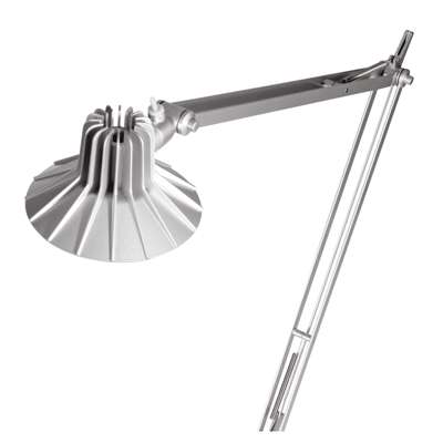 Lampe Unilux Senza LED sølv* bordmodel asymmetrisk