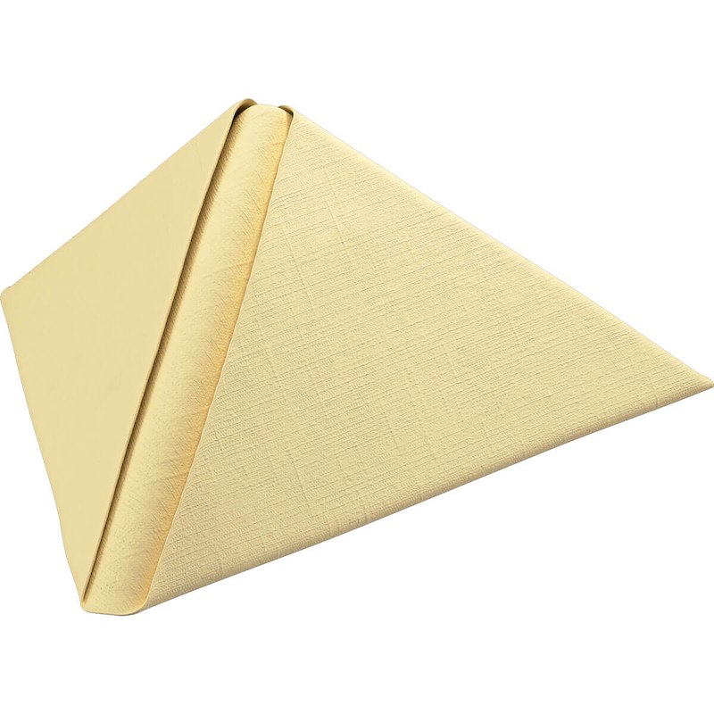 Servietter Dunilin buttermilk 40x40cm 45stk/pk.