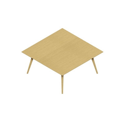 Konferencebord Dencon XL 1912 160x160 HPL eg/eg