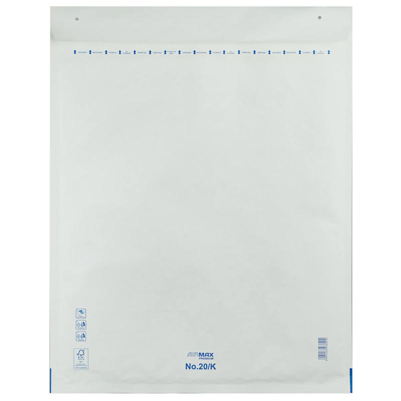 Boblepose Airmax 20/K W10 hvid 370x480mm 50stk/pk