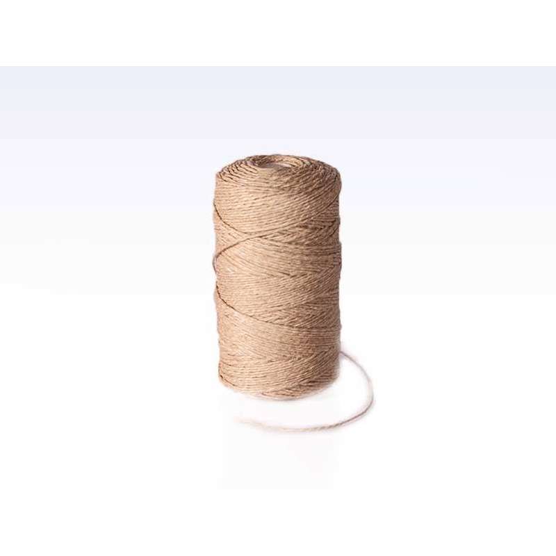 Bindegarn 6/6 hamp brun 500g 200m (5x40m)