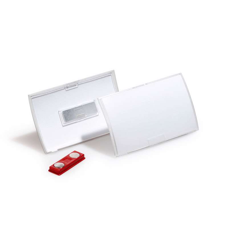 Navneskilt CLICK FOLD m/magnet 54x90 10stk/pk