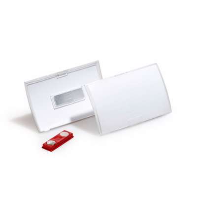 Navneskilt CLICK FOLD m/magnet 54x90 10stk/pk