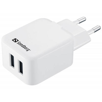 Adapter Sandberg AC charger dual USB EU