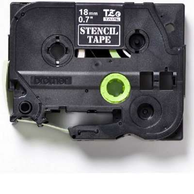 Labeltape Brother STe141 18mm stenciltape/elektrolysetape