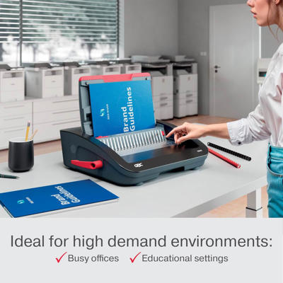 Indbindingsmaskine GBC CB25E t/ plast spiralryg