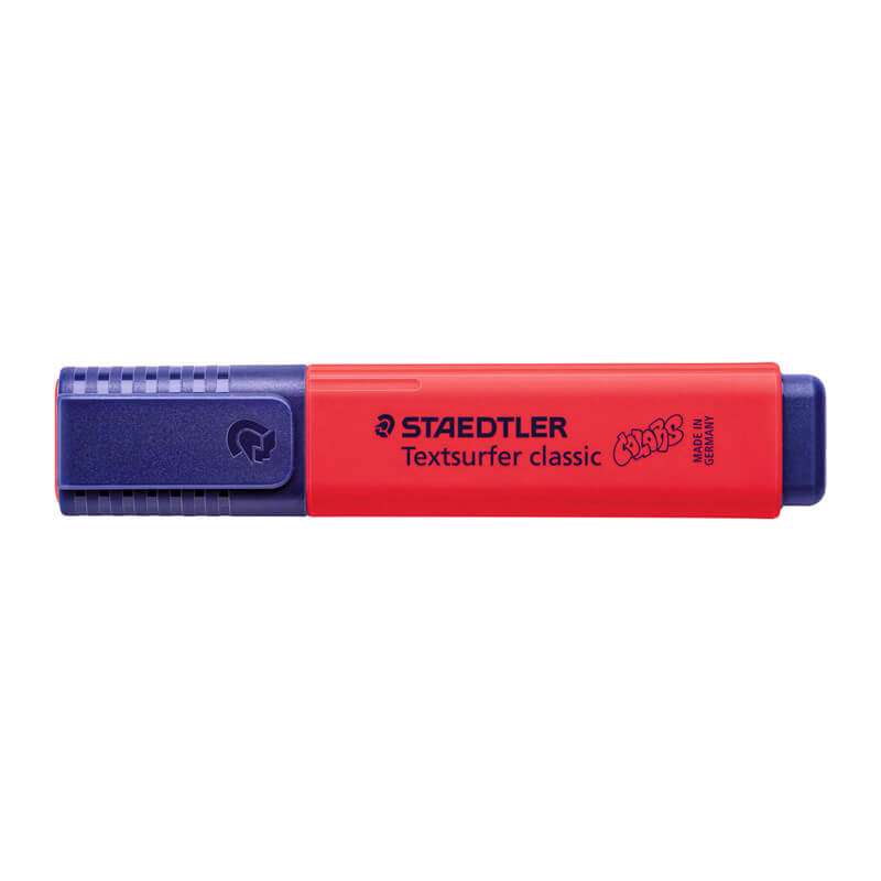 Tekstmarker STAEDTLER 364 rød Textsurfer Classic