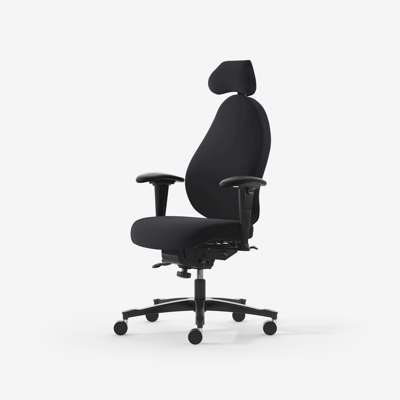 Kontorstol Malm R4 Høj Select m/armlæn & nakkestøtte