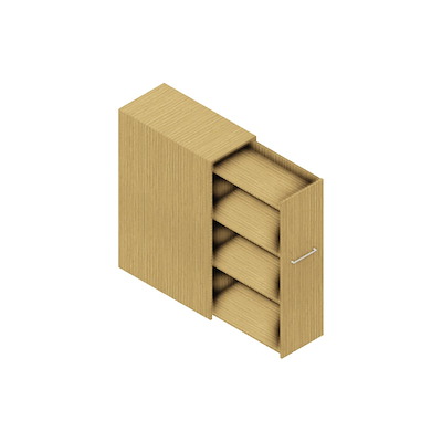 Udtræksskab Dencon Delta45 2375 120x40x80 eg