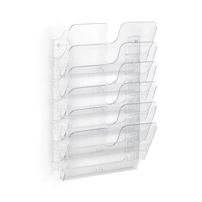 Brochureholder Flexiplus 6 A4 tvær klar