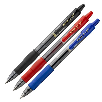 Gelpen Pilot 0,7mm BL-G2-7. Stregbr.0,4mm