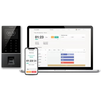 Indstemplingssystem m/RFID-sensor TimeMoto TM-616