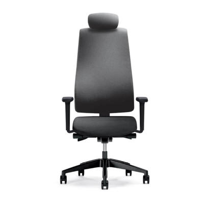 Kontorstol Interstuhl 16G6R m/nakkestøtte,armlæn sort