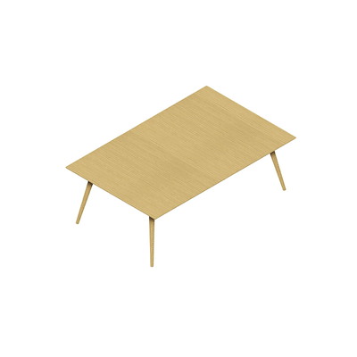 Konferencebord Dencon XL 1914 220x140 HPL eg/eg