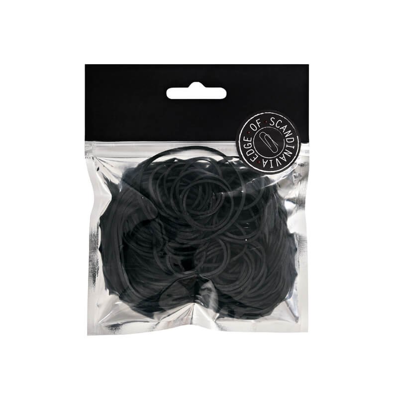 Gummibånd Edge ass. størrelser 50g sort