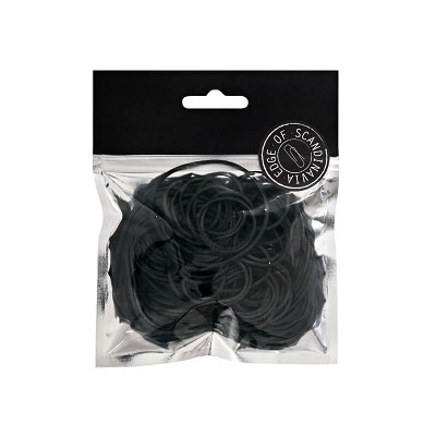 Gummibånd Edge ass. størrelser 50g sort