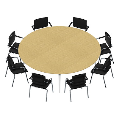 Konferencebord Dencon XL 1902 Ø240 HPL