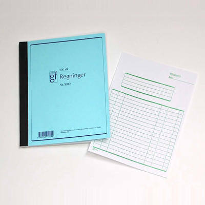 Regningsblok 1002 148x200 mm