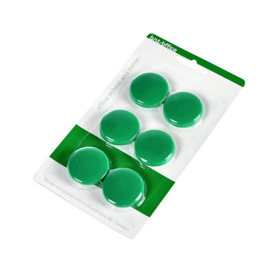 Magneter BNT grøn Ø30mm blister 6stk/pak