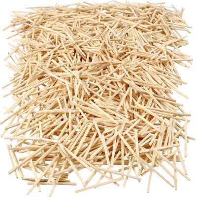 Tændstikker Creas 4,8x0,2 ass. farver, birk /ps 1kg