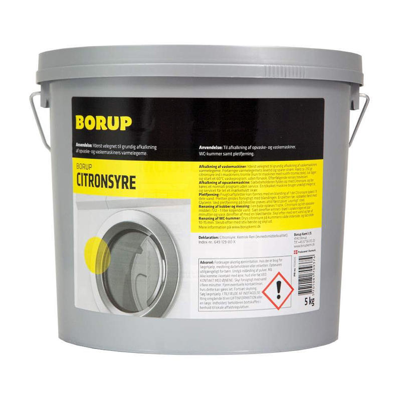 Citronsyre Borup pulver 5 kg