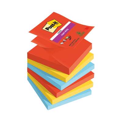 Post-it notes R330 Super Sticky Z-notes 76x76mm playful