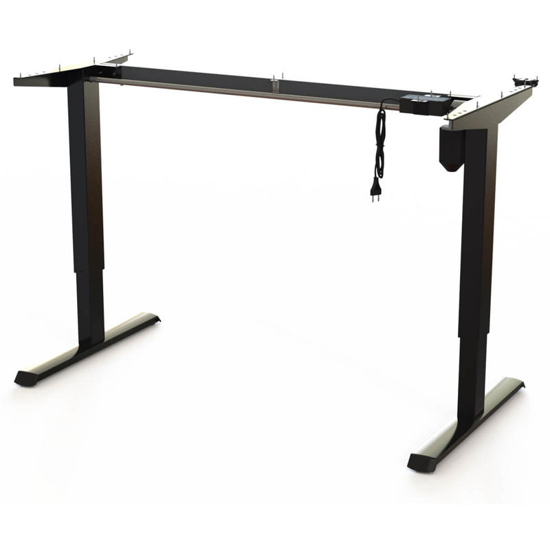 Hæve-/sænkestel Conset bredde 129cm sort