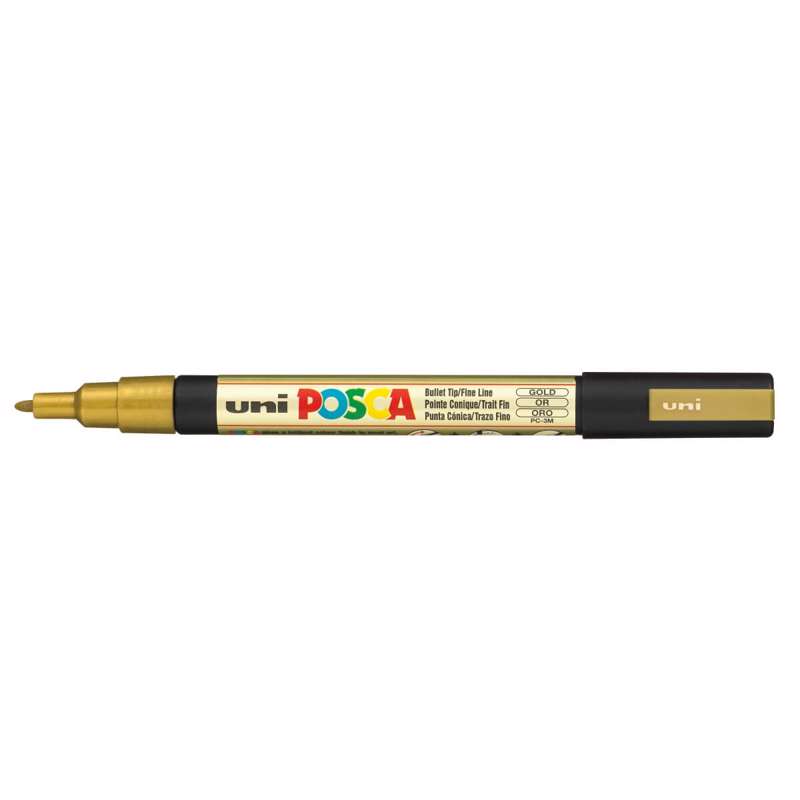 Marker Uni Posca PC-3M, guld 1560333