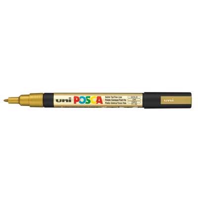 Marker Uni Posca PC-3M, guld 1560333