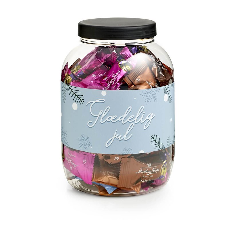Julegave 2025 Jar Anthon Berg luksusmix 1000g
